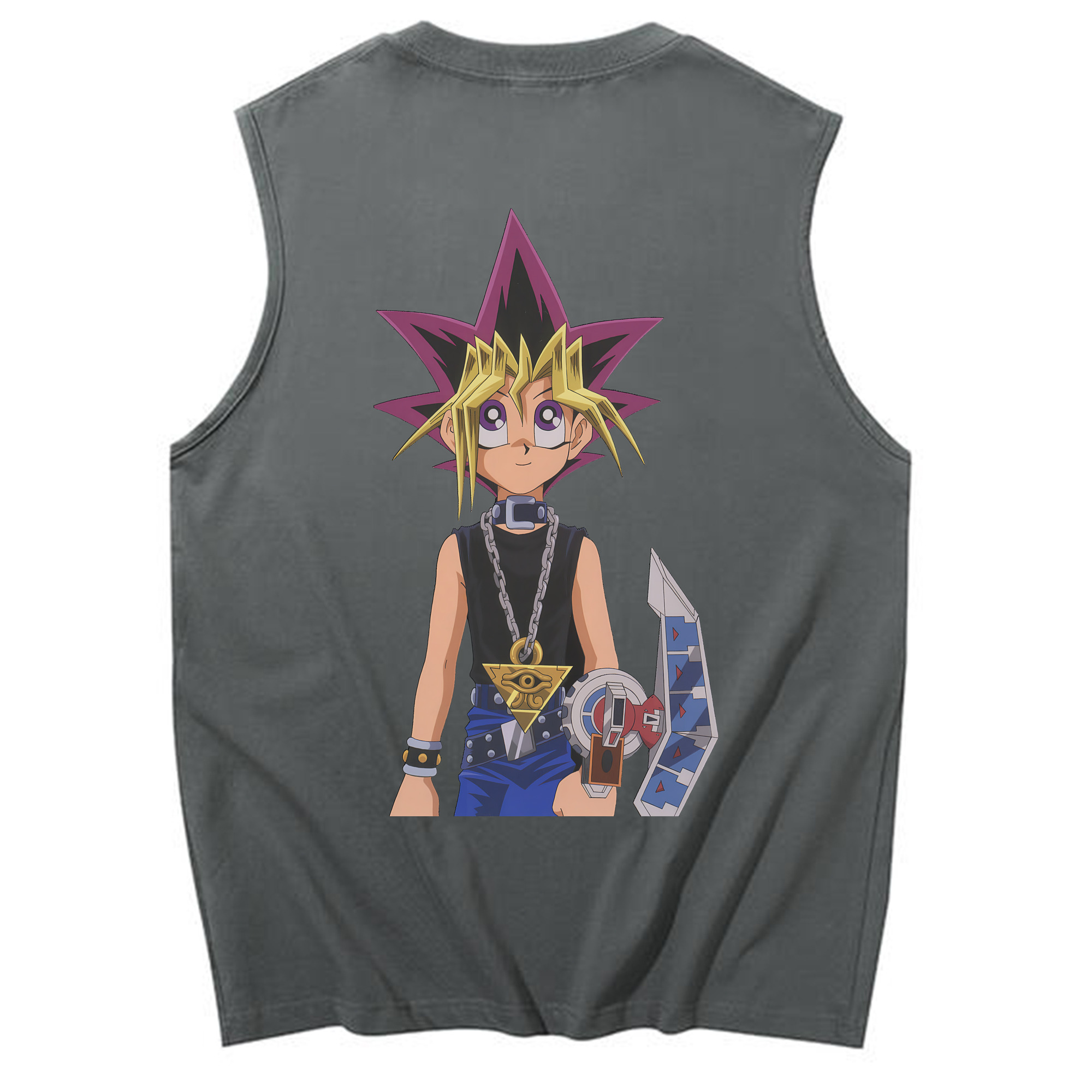 （画像用） 遊☆戯☆王 Yu-Gi-Oh! コットン100％タンクトップ（背面プリント）